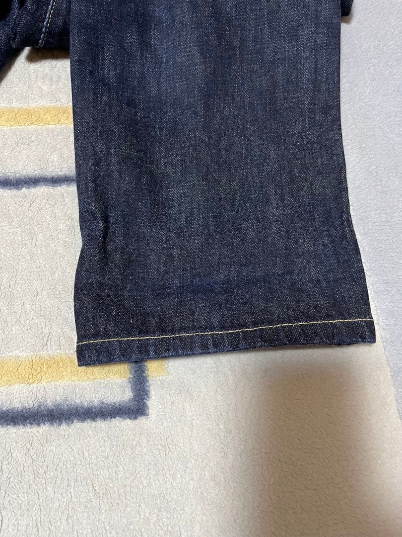 ダブルアールエル スリムフィット セルビッチ デニム