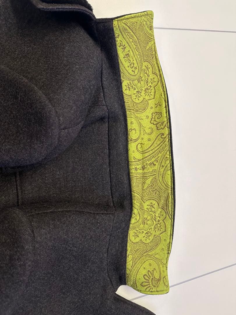 ETRO エトロ コート　ロングコート グレー　サイズ48