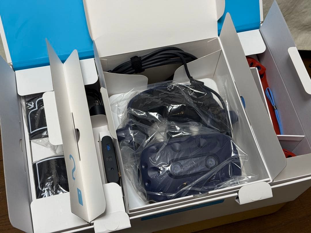 HTC VIVE PRO（ベースステーション2.0×2、互換非フレネルレンズ）