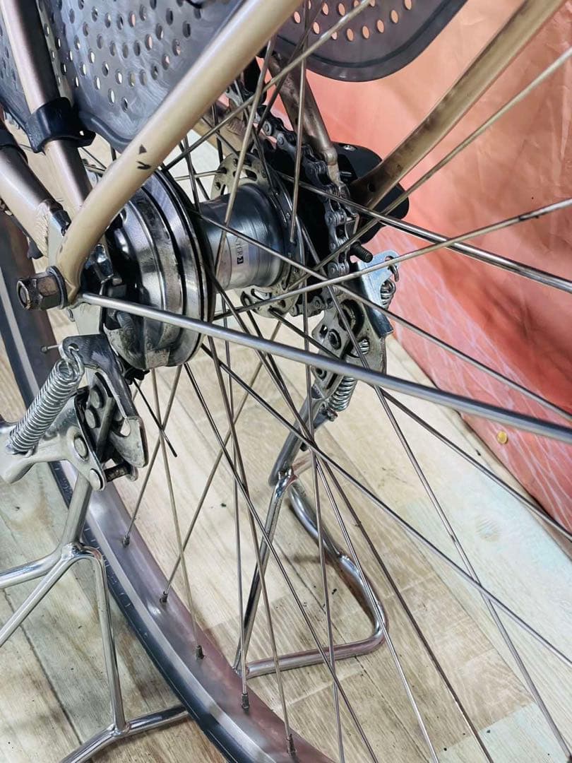 破格！アンジェリーノ26インチ⭐️ブリヂストン子供乗せ電動アシスト自転車Y2536