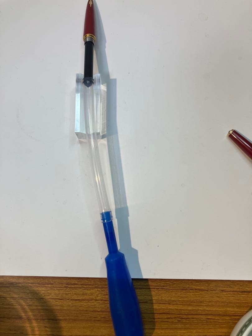 Parker　61 バーガンディ　EF　洗浄用シリコンチューブ付き