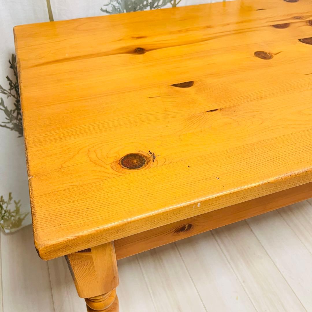 アンティーク風 木製デスク キーボードスライダー付き 学習机 PCデスク