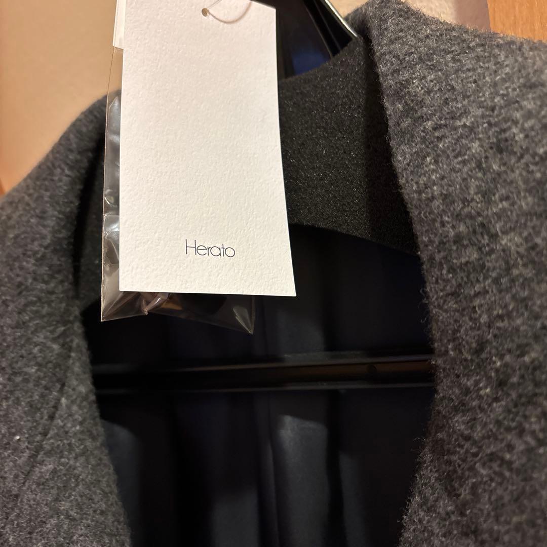 Herato グレー ロングコート 1