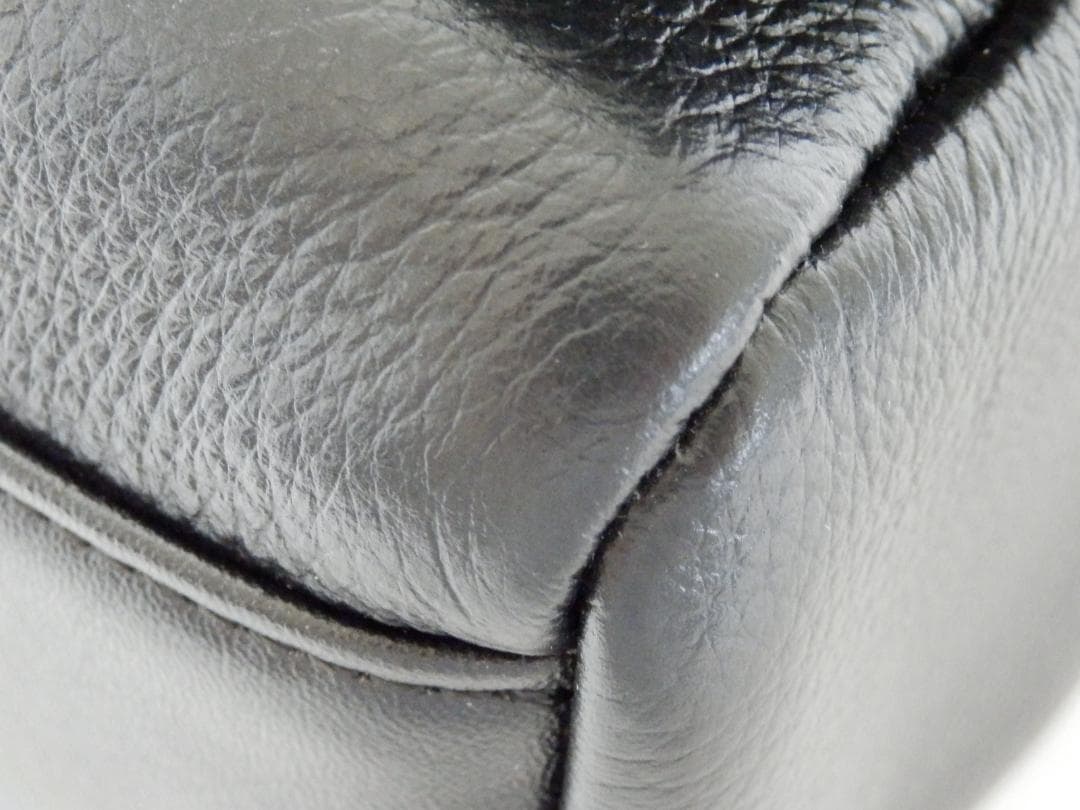 MH393 BEARDSLEY 2way レザーボディバッグ ブラック