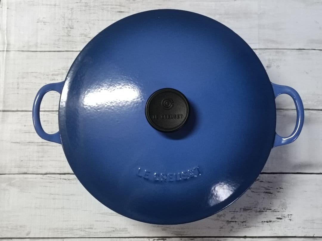 ルクルーゼ　26cm　マルミット　コバルトブルー　LE CREUSET