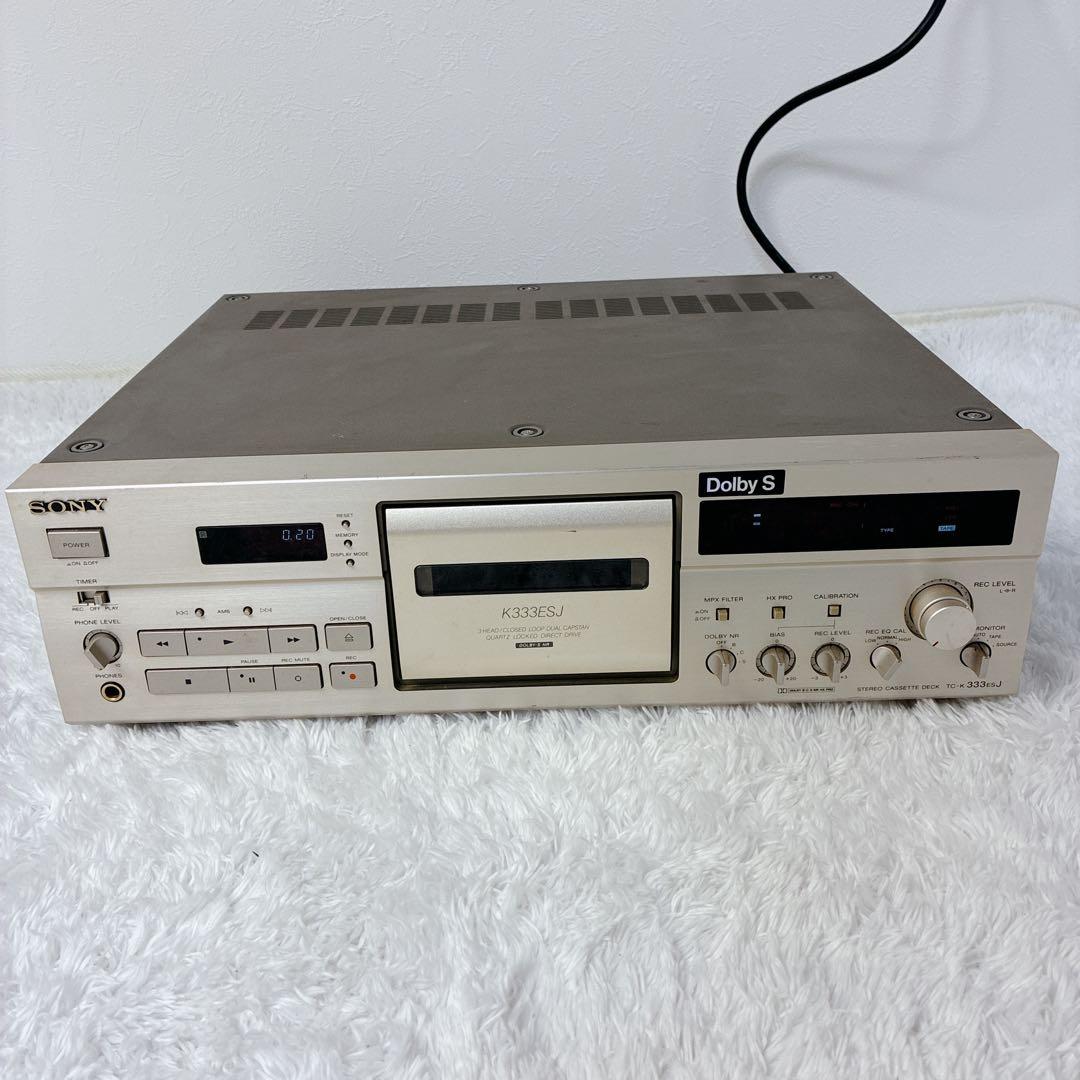 【ジャンク一部動作品】SONY ソニー TC-K333ESJ カセットデッキ