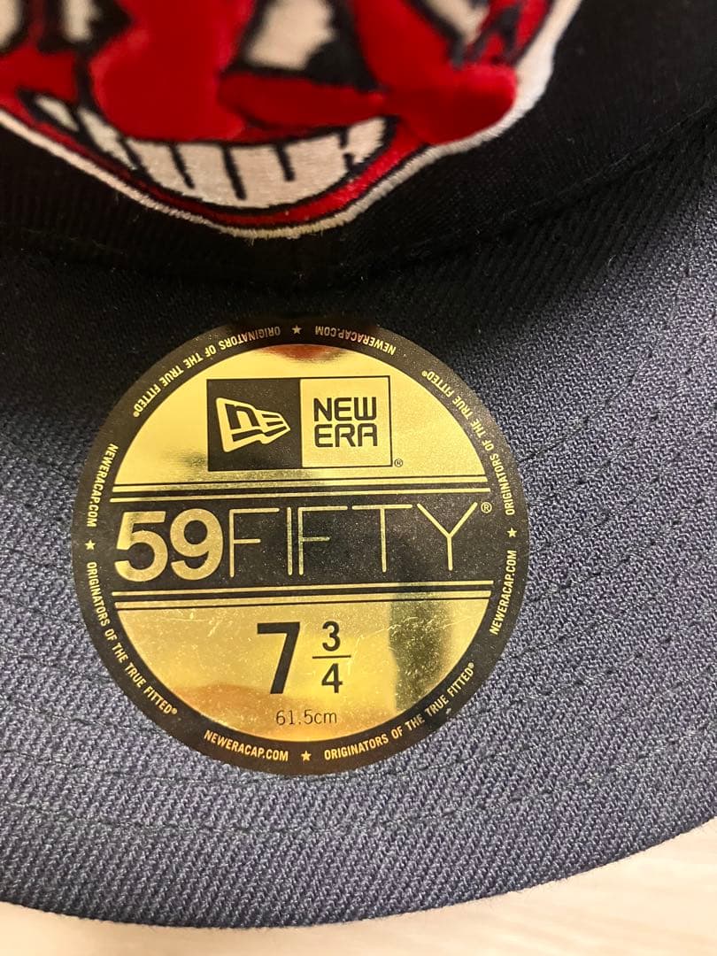 ニューエラ インディアンス キャップ ネイビー 59Fifty 7 3/4