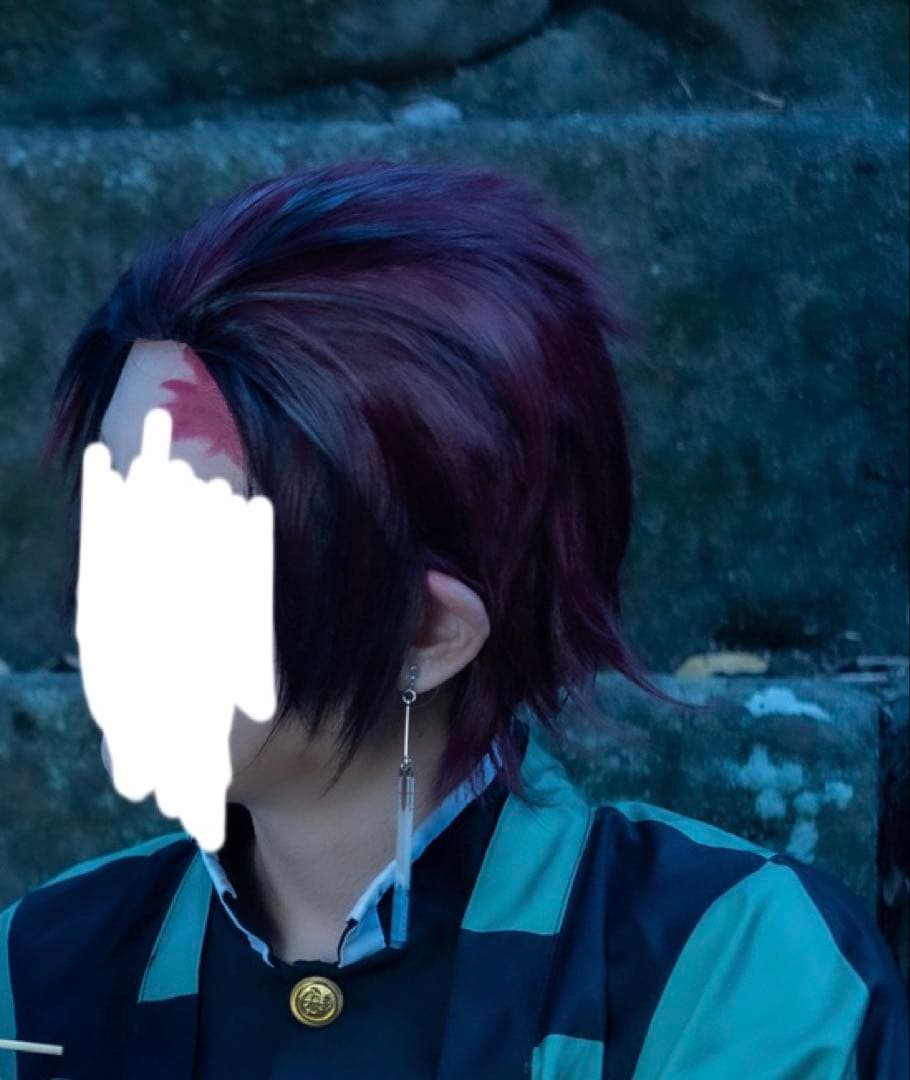 竈門炭治郎フルセット草履付き、女性用M（一部難あり）