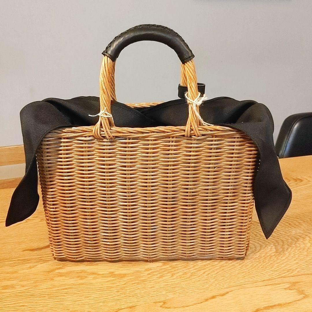 値下げ！新品 The Bagmati バグマティ ラタン スクエア かごバッグ