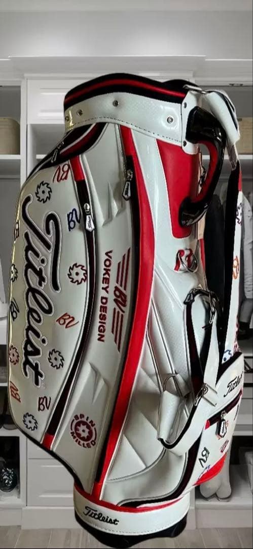 特価：キャディバッグ PUレザー スポーツゴルフバッグ メンズゴルフバッグ