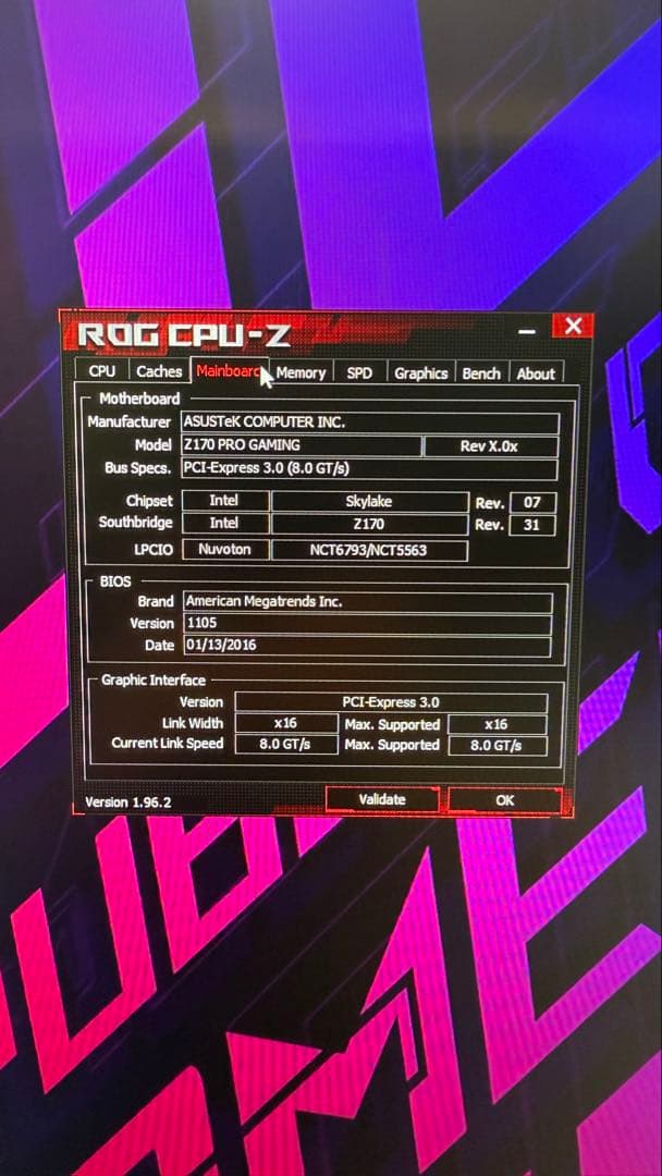 ASUS Z170 PRO GAMING マザーボード/6600K/16GB