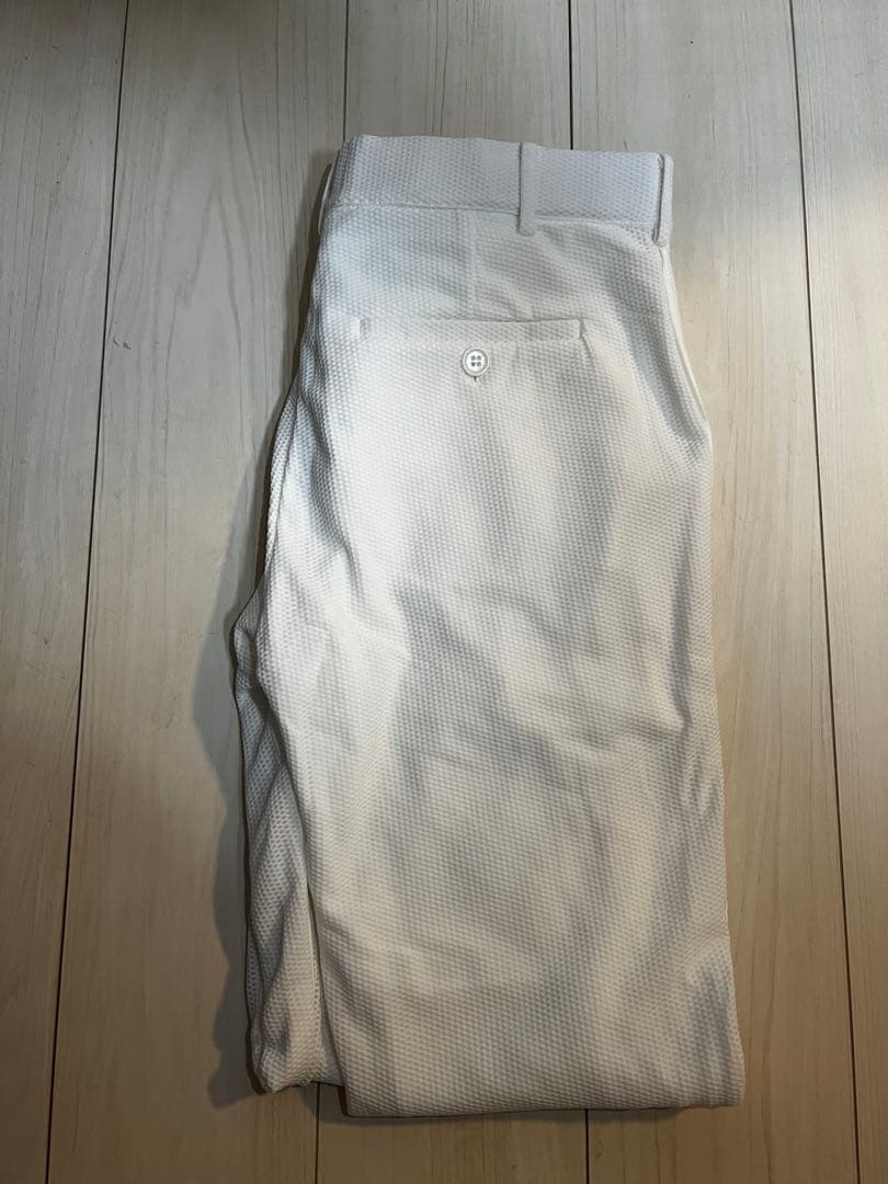 muta メッシュ ホワイトパンツ L