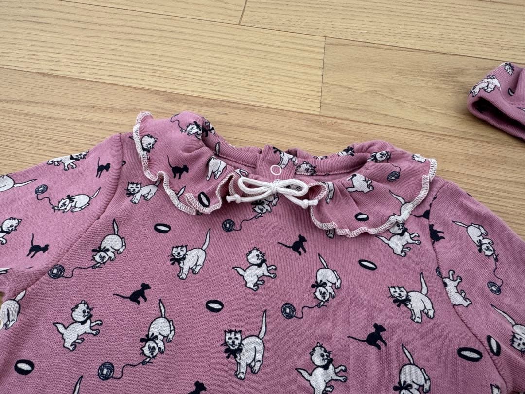 ロンパース・カバーオール Misha&Puff Antique Rose Cat & Mouse