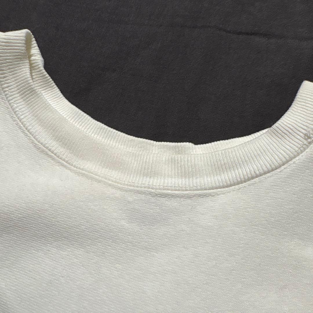 80s リバースウィーブ ホワイト　目無し　Lサイズ　　　Champion