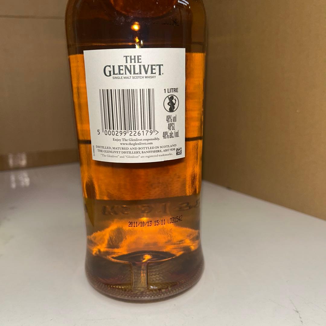 5394【未開栓】ザ・グレンリベット ナデューラ16年 1000ml 48%