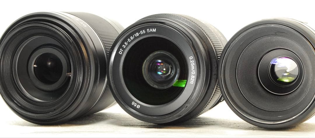 SONY α65 ❤️スマホ転送 トリプル レンズセット ソニー 一眼レフカメラ