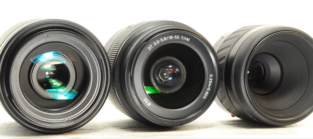 SONY α65 ❤️スマホ転送 トリプル レンズセット ソニー 一眼レフカメラ