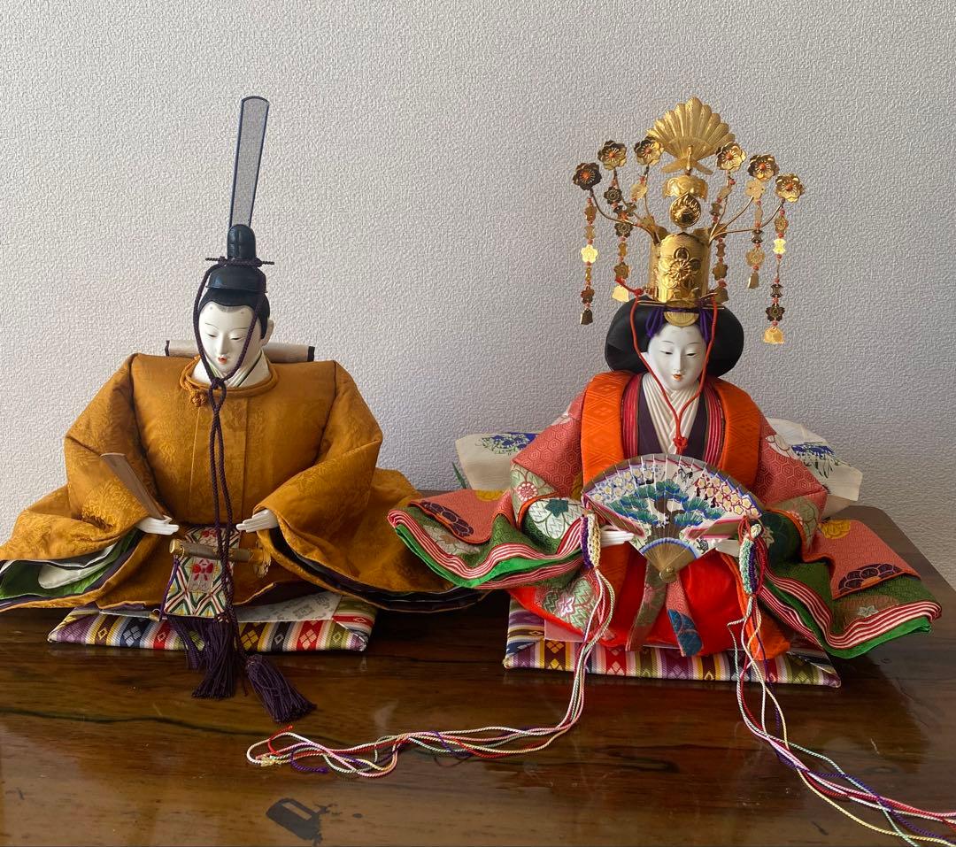 値下げ‼️雛人形　京都　洛北一操作　1980年頃　本物の伝統雛