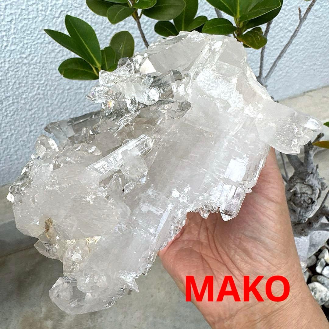 M1871☆ヒマラヤ水晶クラスター1.7Kg☆マニハール産☆N50912-A