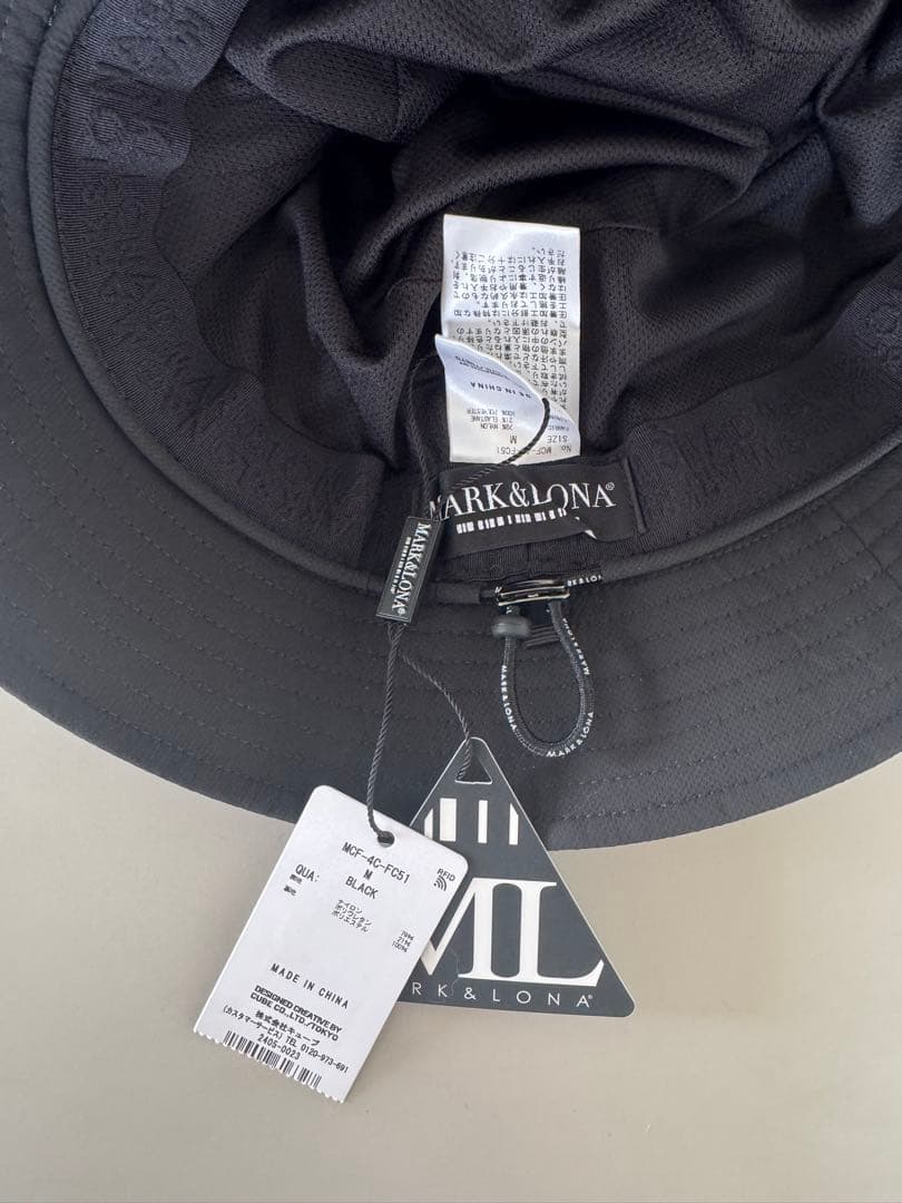完売¥23,100 新品タグ付きMARK&LONA バケットハット　ブラック