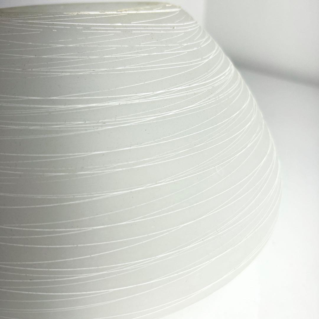 希少昭和レトロ✨未使用 保管品 山田照明 糸巻きガラス ペンダントライト ランプ