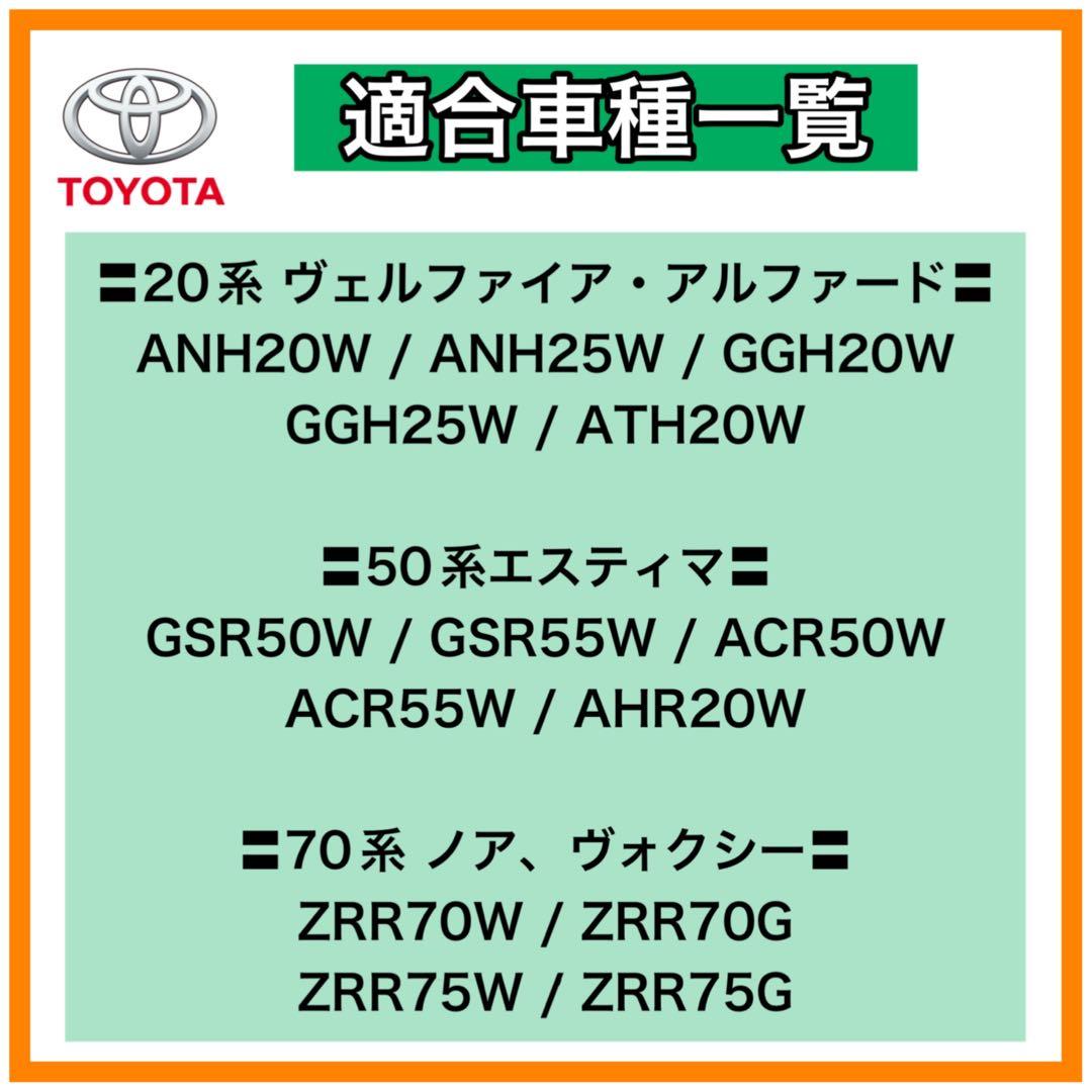 アルファード（20系）ポチガー ワンプッシュオープナー 両側 LEDスイッチ