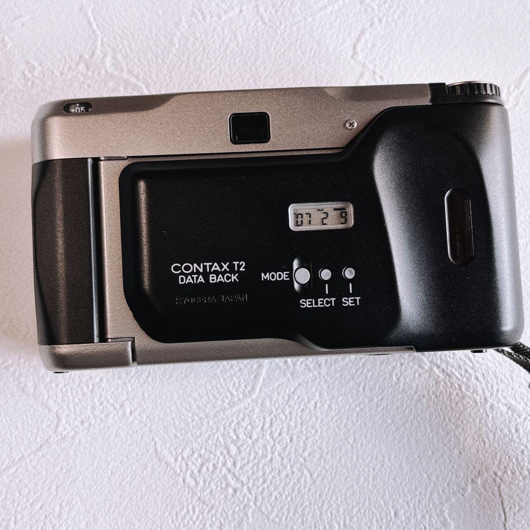 コンタックスT2 フィルムカメラ　データバック付き　中古品