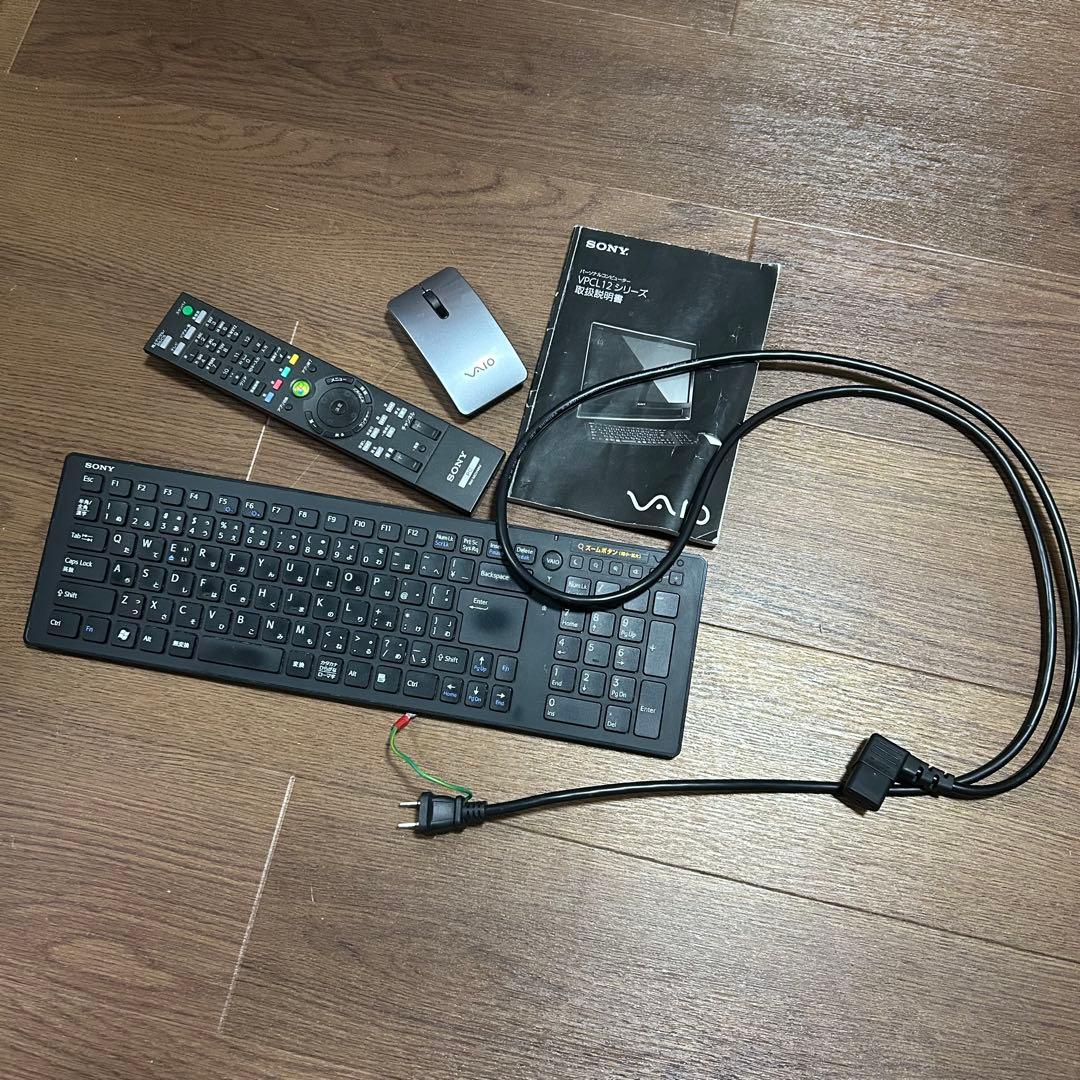 SONY VPCL129FJ デスクトップパソコン ワイヤレスキーボード マウス