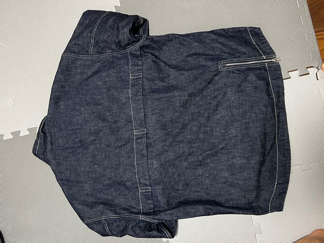 DENHAM ハーフジップ　プルオーバー