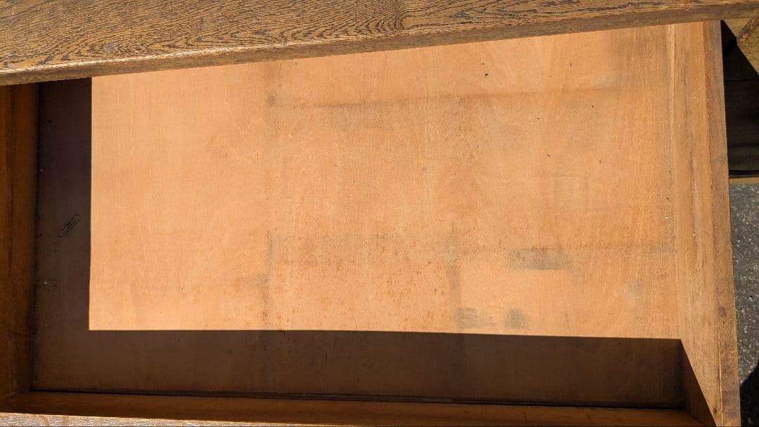 木製シンプルデスク 昭和レトロ 勉強机 机 古民具 古民家 アンティーク