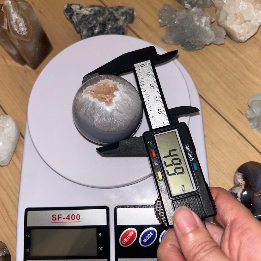 シュガー モスアゲート 瑪瑙 スフィア 49.9ミリ