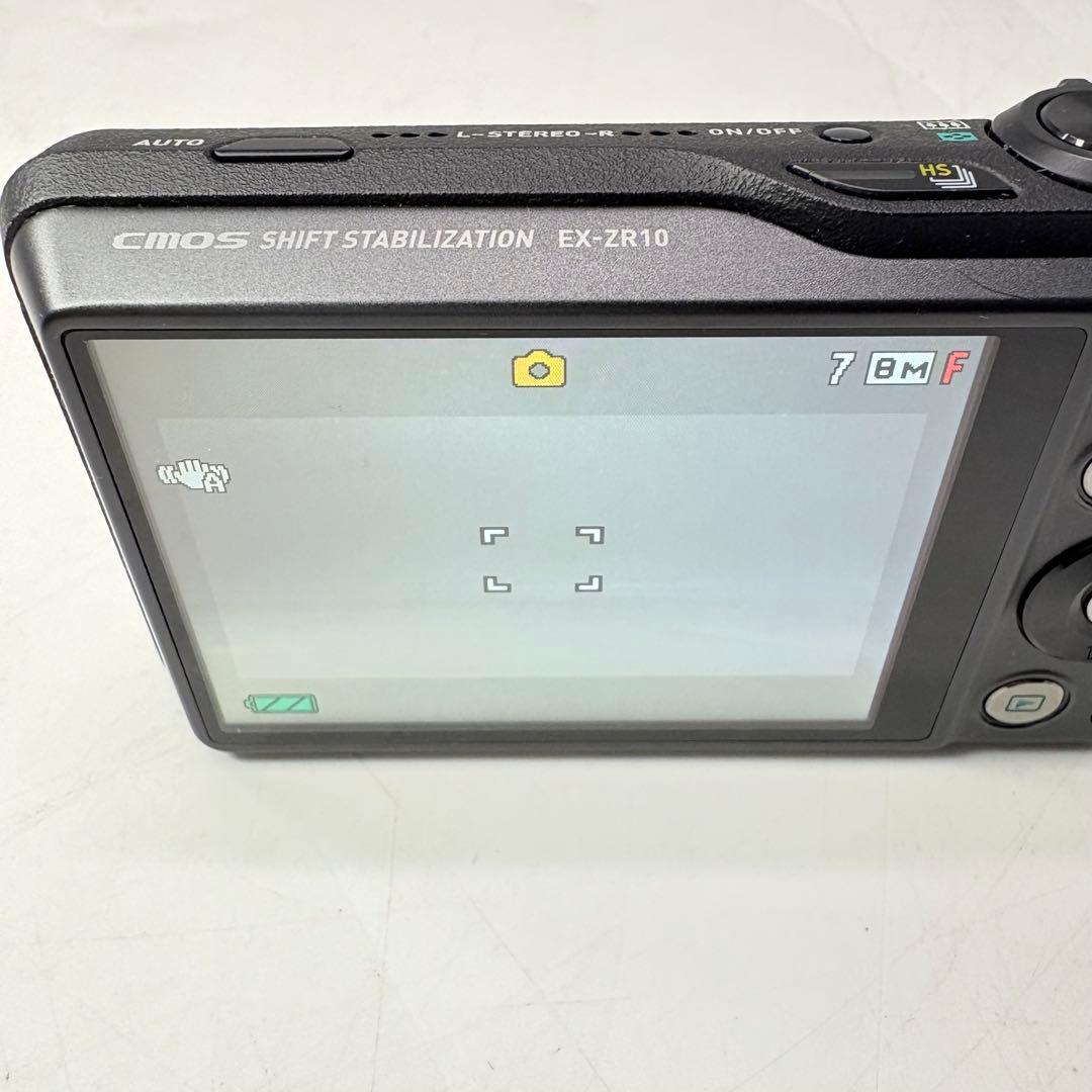 【美品・付属品完備】 CASIO カシオ EXILIM EX-ZR10 ブラック