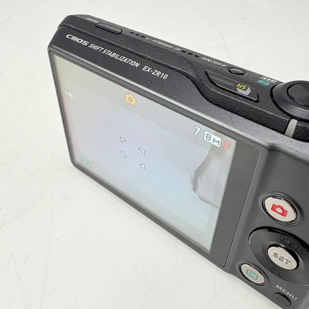 【美品・付属品完備】 CASIO カシオ EXILIM EX-ZR10 ブラック