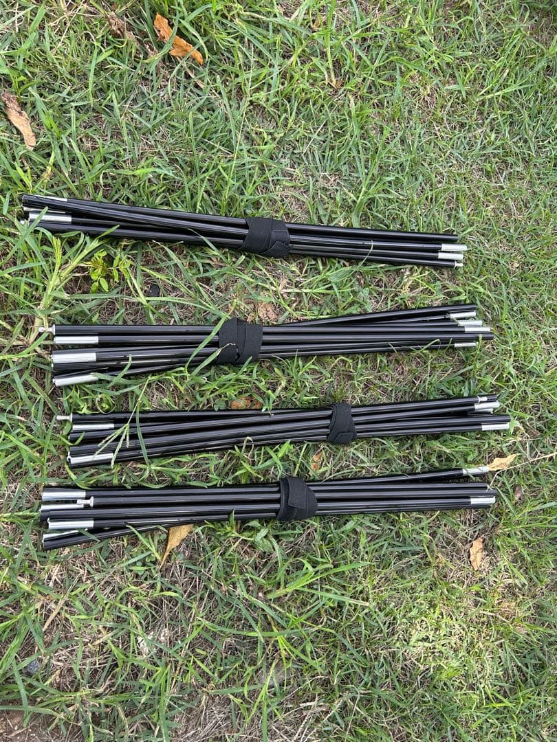 DODカマボコテント2 ブラック　グランドシート　テントマット　セット売り