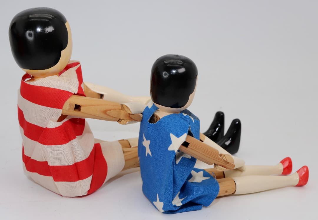 Golli Peg Doll Set ビンテージアーティスト人形3体セット