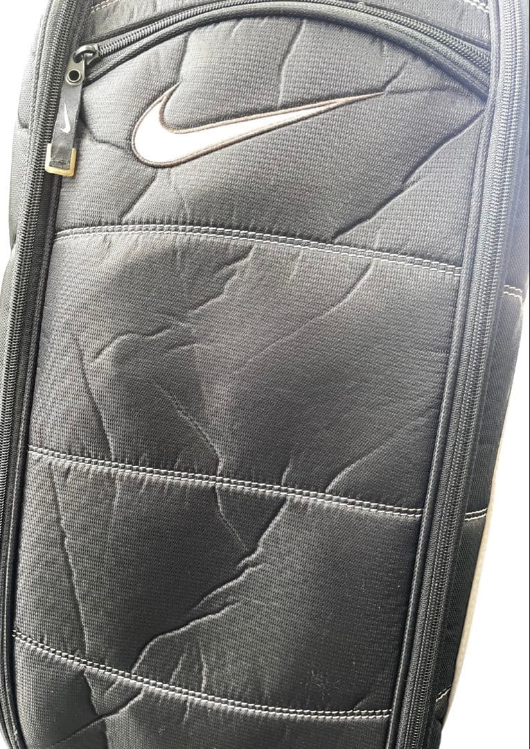 【中古品・希少モデル】NIKE プレミアム キャディバッグ 黒×グレー 軽量◎