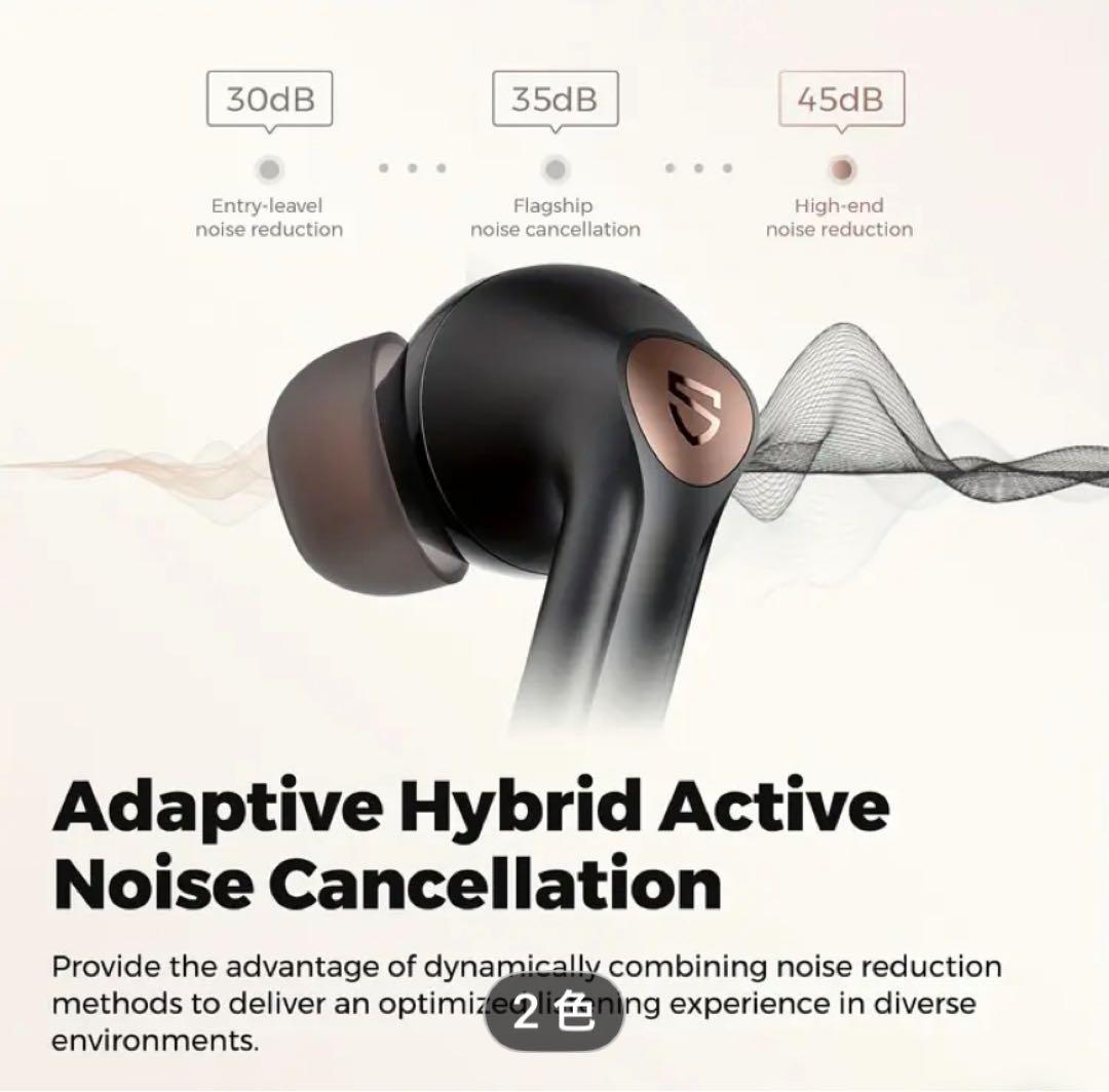 SoundPEATS Air4 Pro ワイヤレスイヤホン