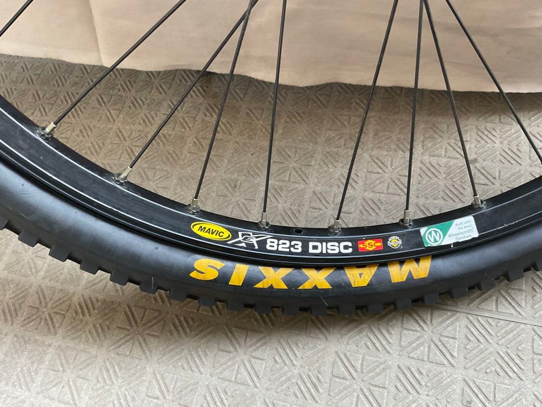 MAVIC EX823DISC Ringleハブ 26インチフロント QR用