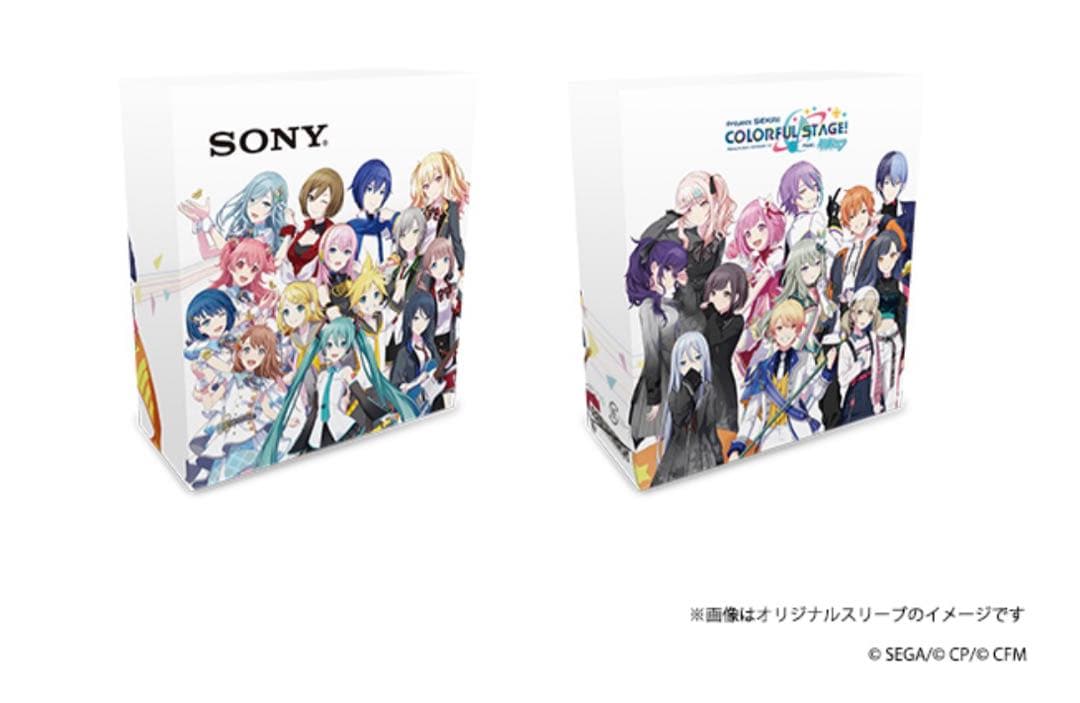 初音ミク　SONY Vivid BAD SQUAD コラボイヤホン　ブルー