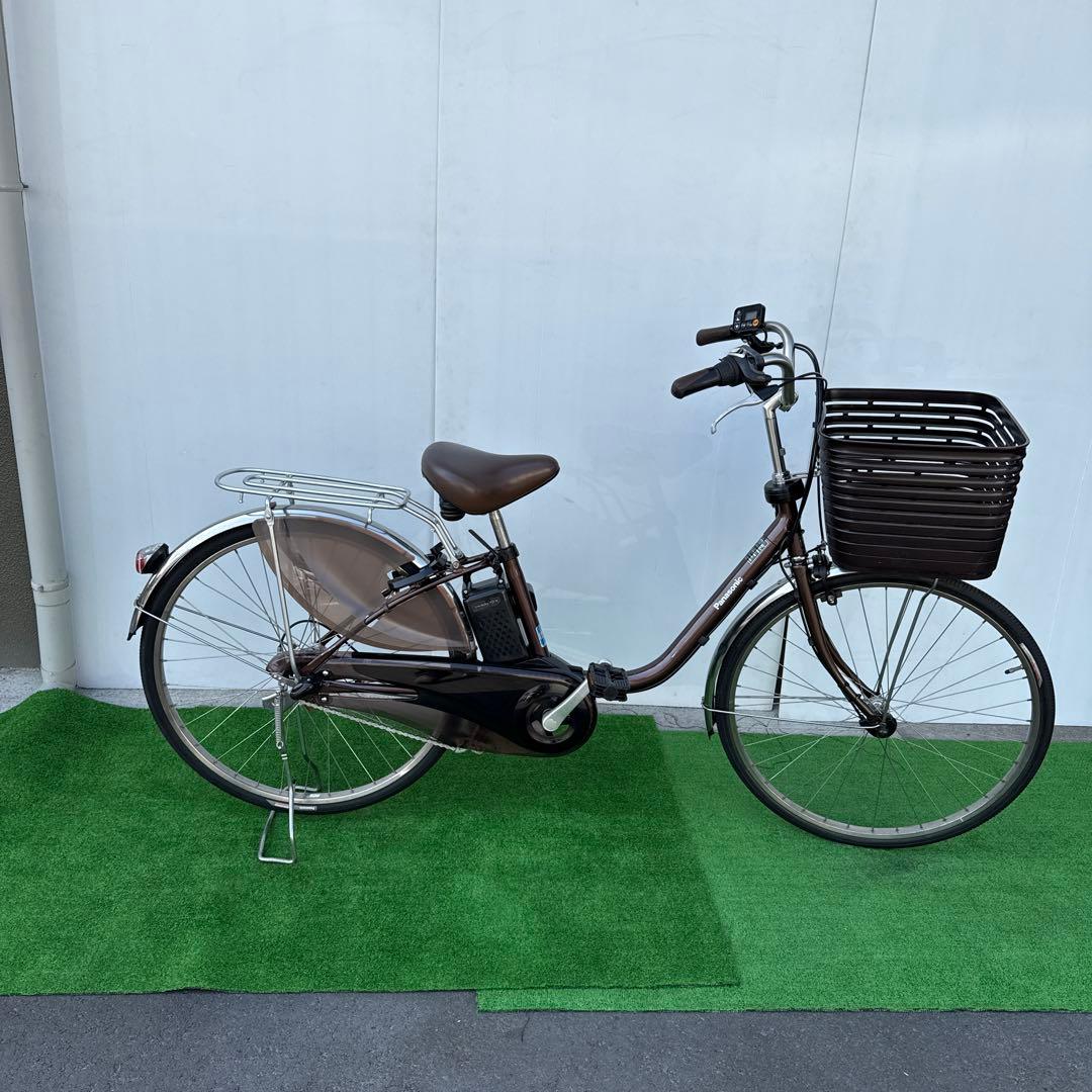 Panasonicパナソニック電動アシスト自転車26インチ 12Ahブラウン