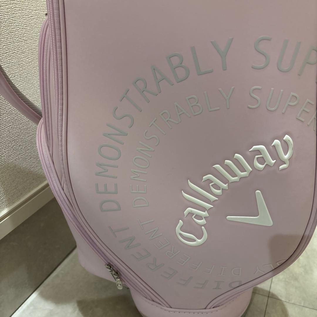 Callaway ピンク ゴルフバッグとクラブとホールとピンセット　初心者セット