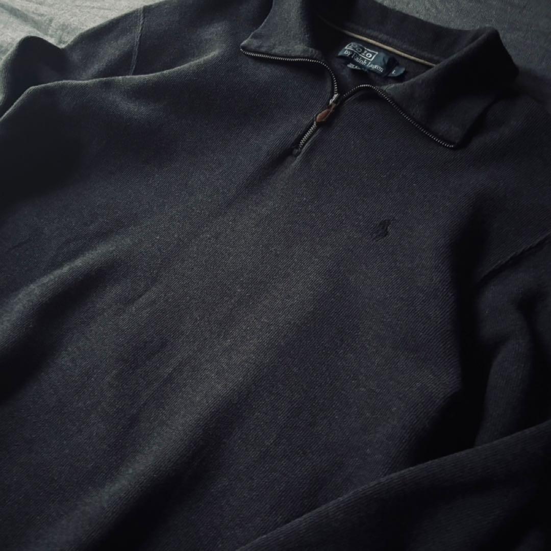 く*ふ様 90s Ralph Lauren ハーフジップ　スウェットシャツ　ダー