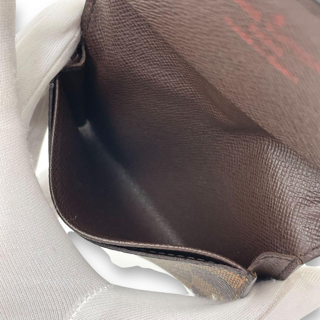 ルイヴィトン カードケース 名刺入れ ダミエ エベヌ ブラウン アンヴェロップ