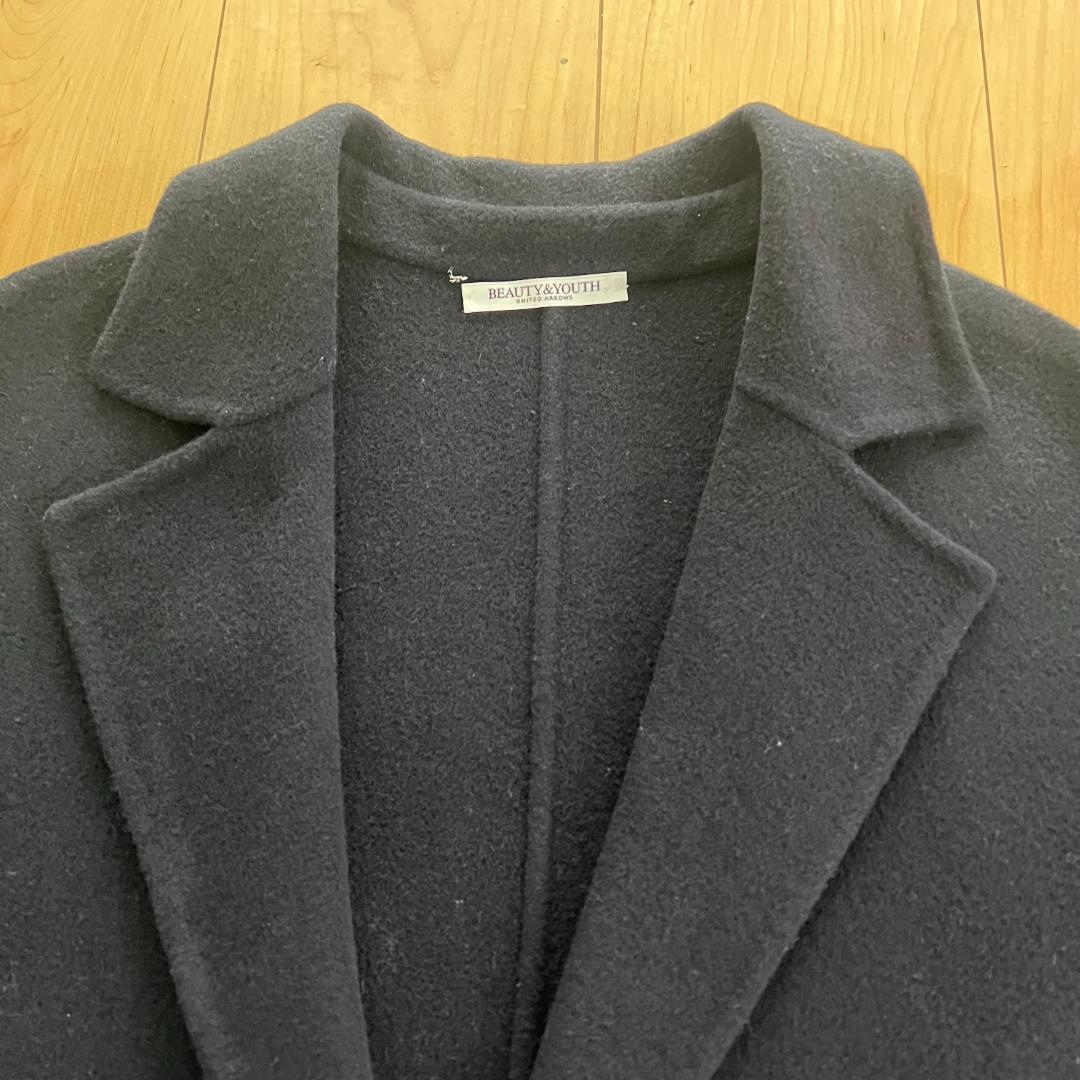 22aw Beauty & Youth テーラード リバーコート M