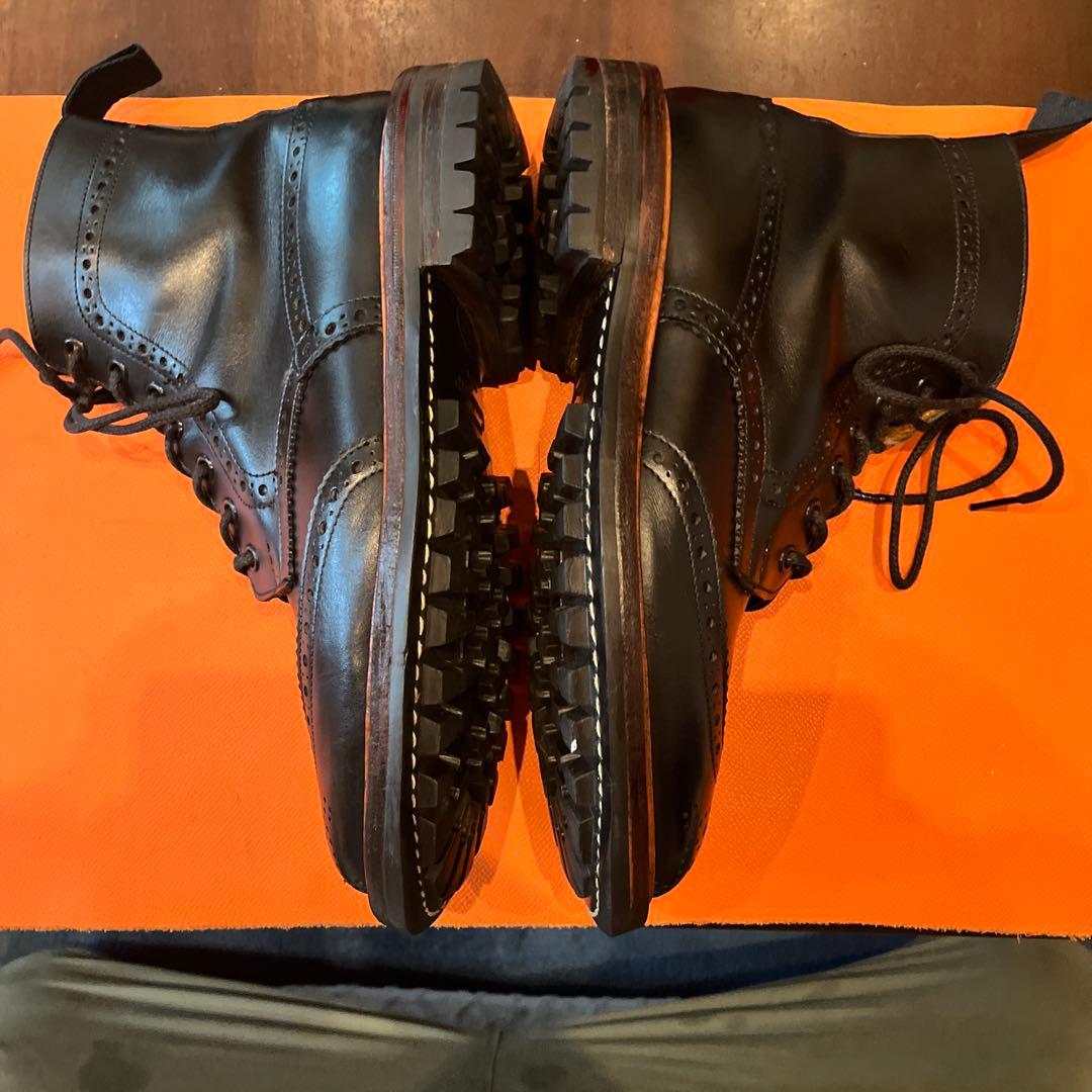 Tricker's 2508 カントリーブーツ UK8.0 ブラック