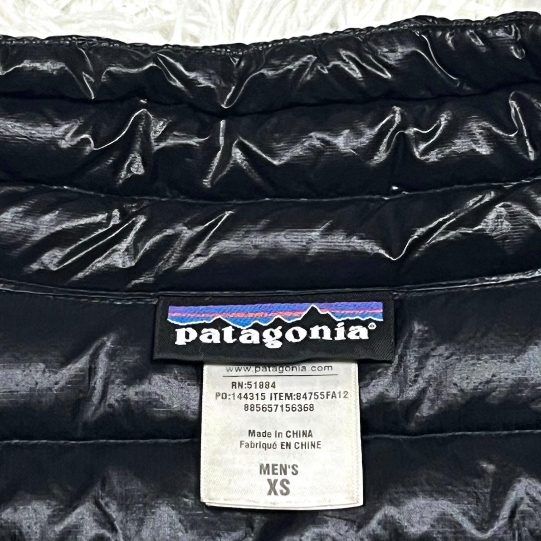 patagonia ウルトラライトダウンジャケット ブラック XSサイズ