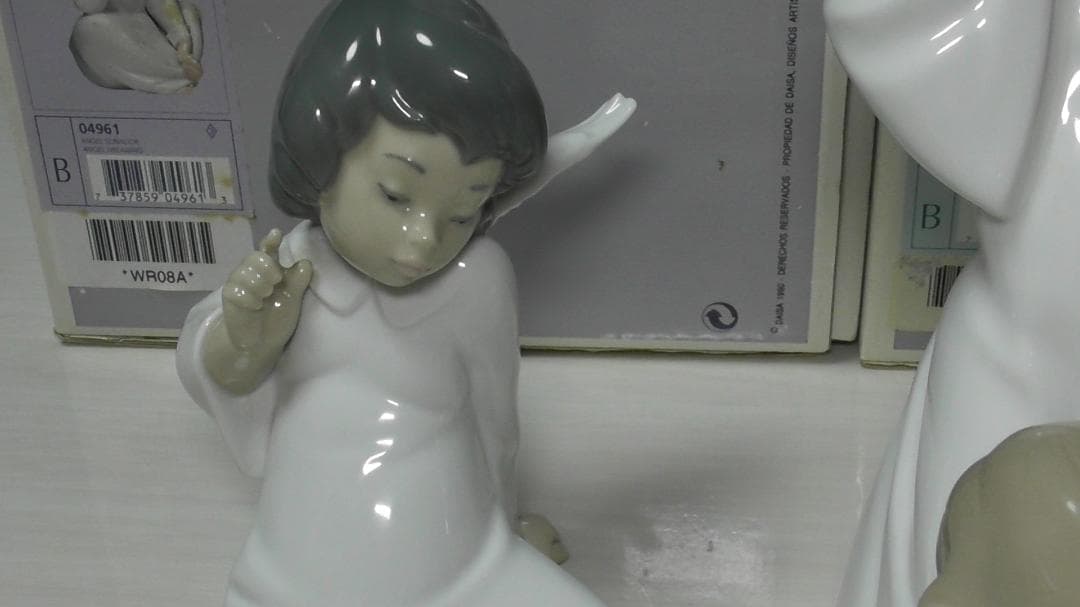 LLADRO　リヤドロ【天使シリーズ７点】２　インテリア　リアドロＬ485