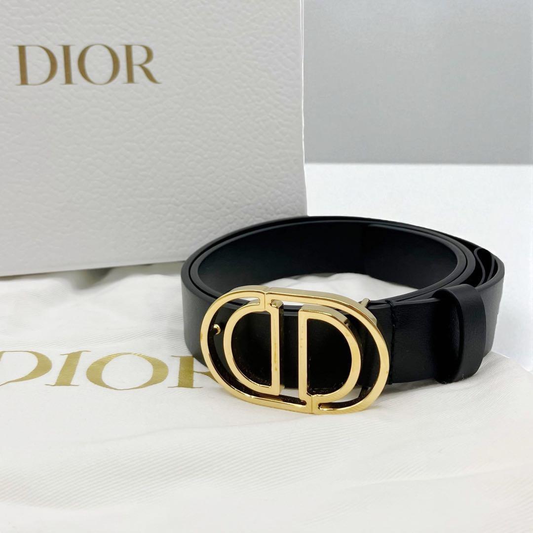 ほぼ未使用✨ クリスチャンディオール ベルト 70 CDロゴ ゴールド