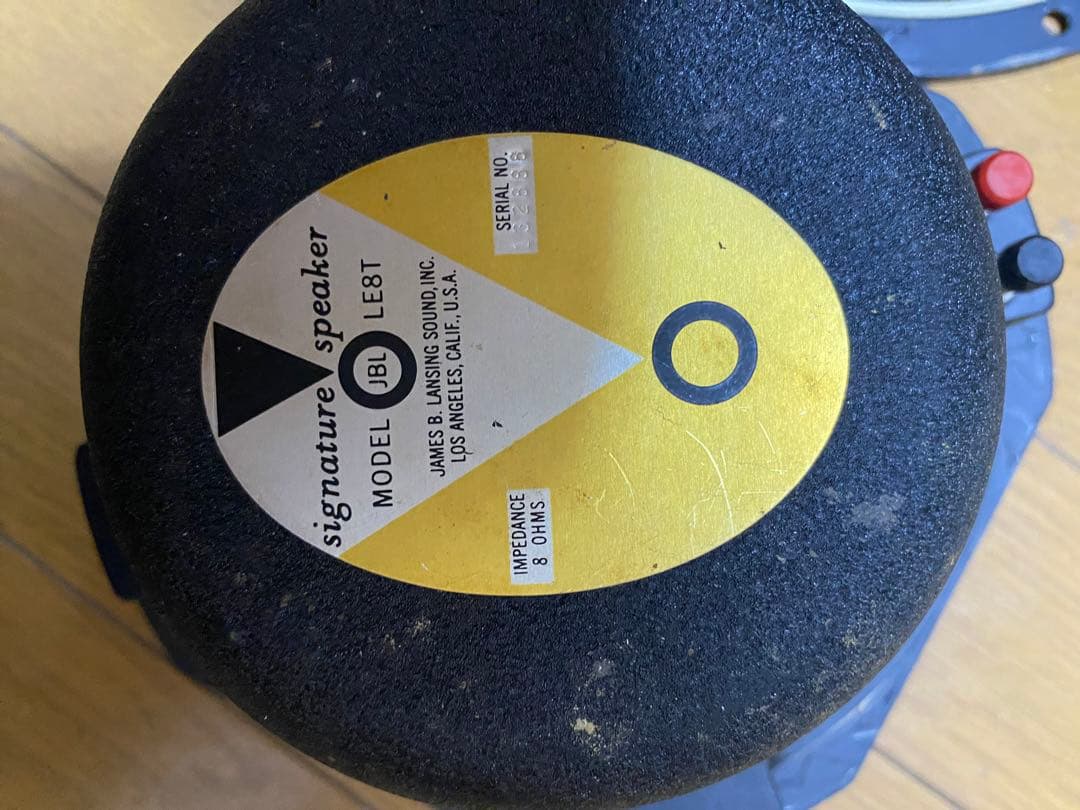 JBL LE8T + ALTEC 427-8A搭載 2WAY自作スピーカー ペア