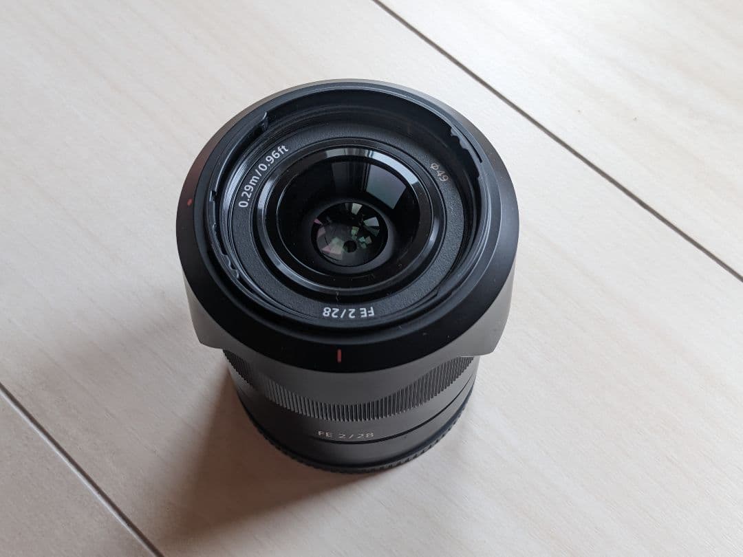 SONY FE 28mm F2 （ワイドコン SEL075UWC）